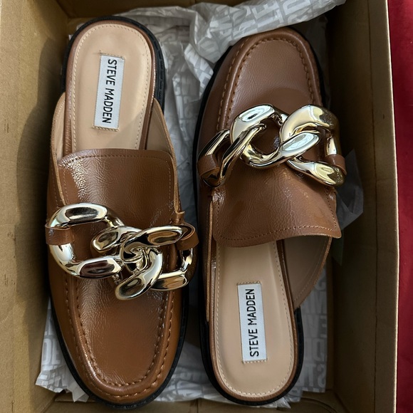 Steve Madden Chunky Heel Mules - Picture 1 of 2